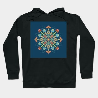 Ladybug and Mushroom Mandala Hoodie